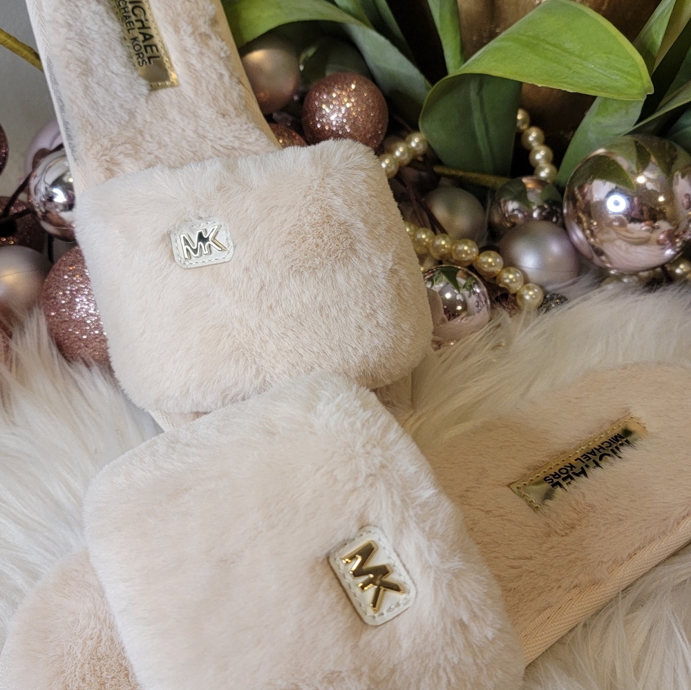 Michael Kors Women's Faux Fur Slides
